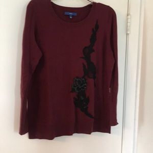 Apt. 9 Sweater with Appliqué